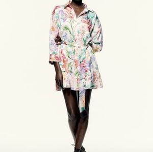 Floral Shirtdress